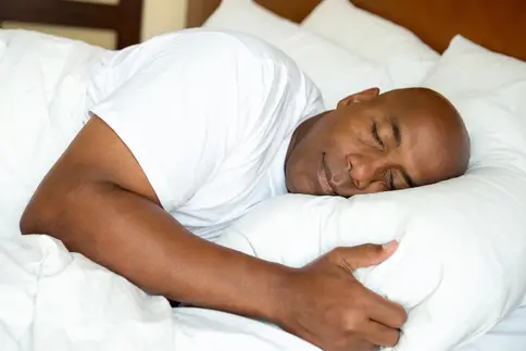 photo of  man sleeping